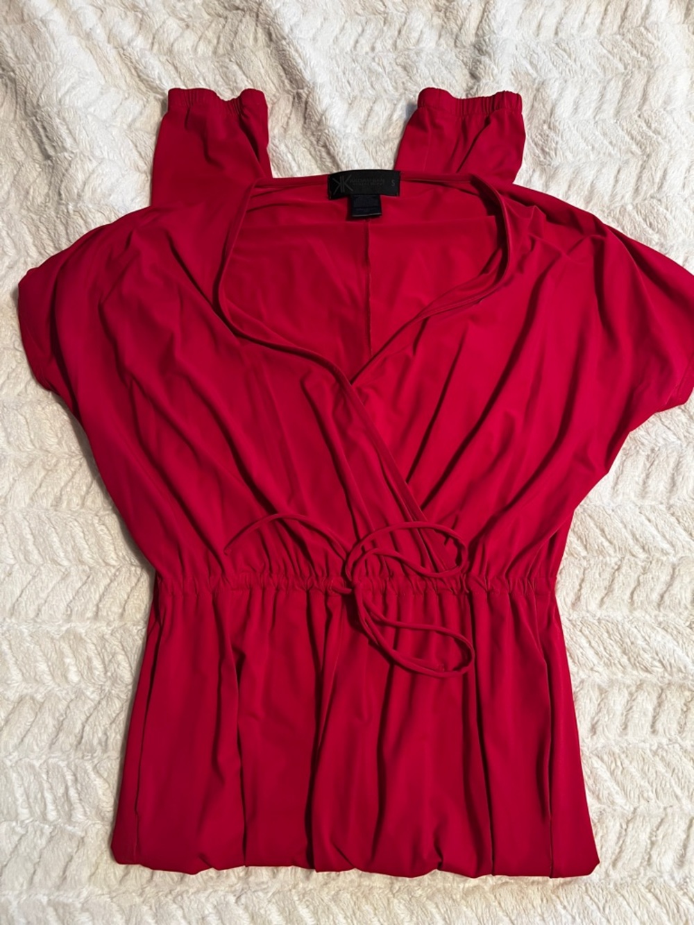 Kardashian Kollection Red Jumpsuit